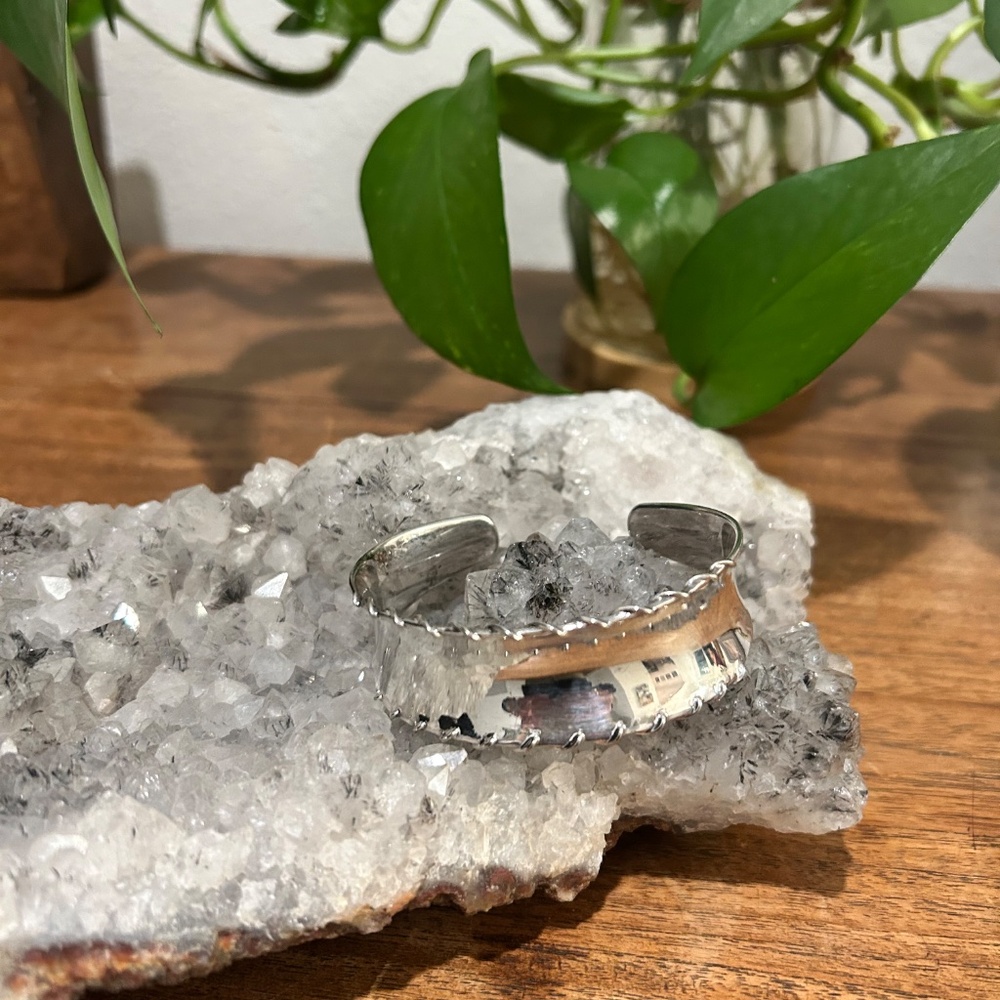 Solid Sterling Cuff Bracelet - image 7